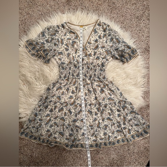 Max Studio Smocked Waist Tiered Dress Size M - Picture 7 of 9